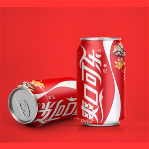 可口可乐罐PS千图样机素材