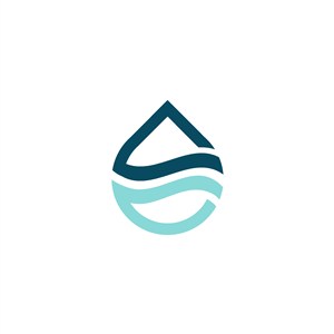 水滴矢量logo元素