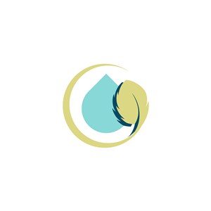 树叶水滴矢量logo素材