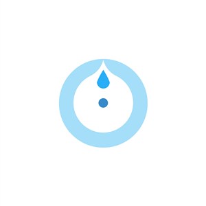 水滴矢量logo元素