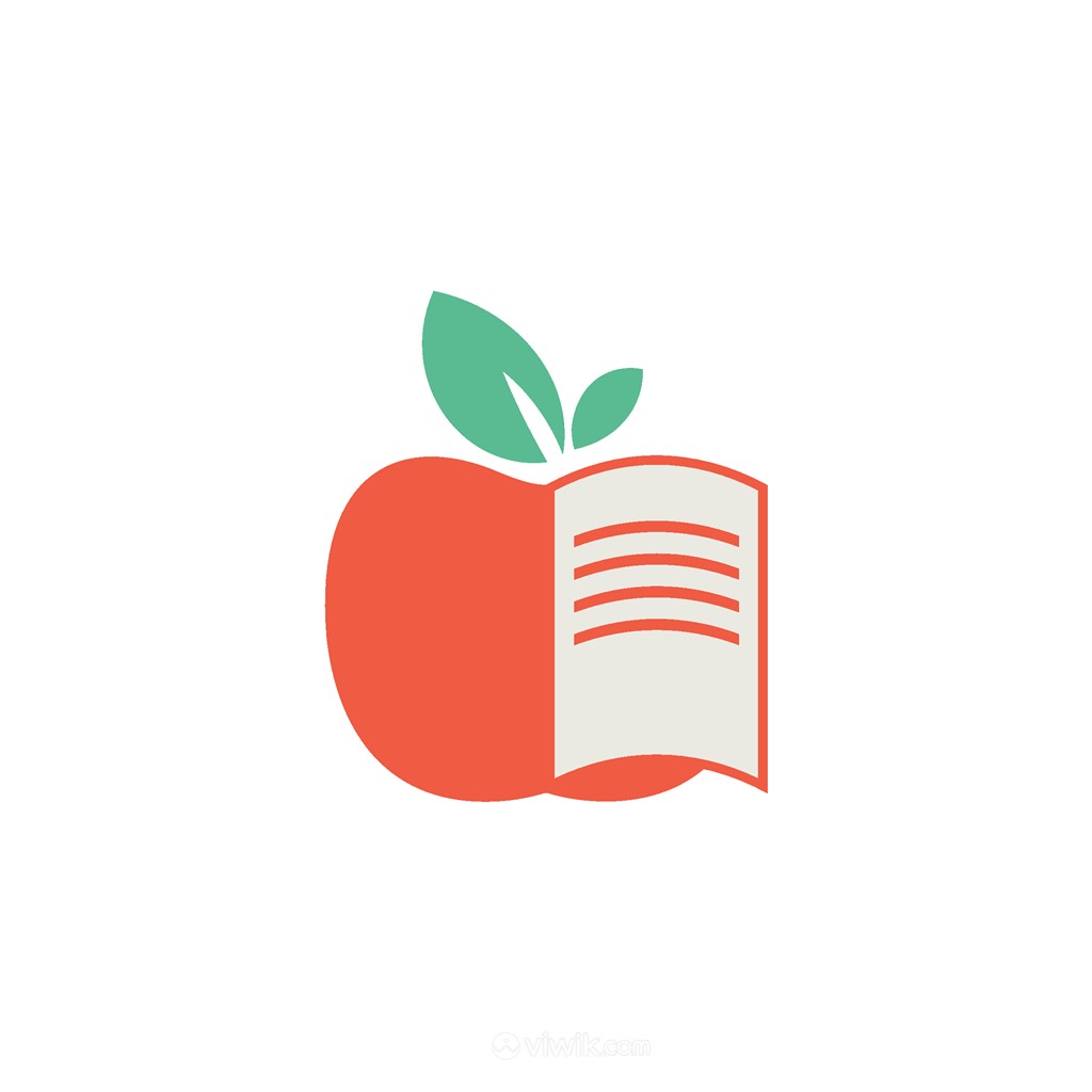 苹果书矢量logo素材