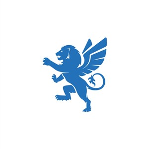 狮子翅膀logo素材