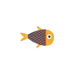 彩色小鱼图标