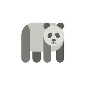 熊猫矢量图标