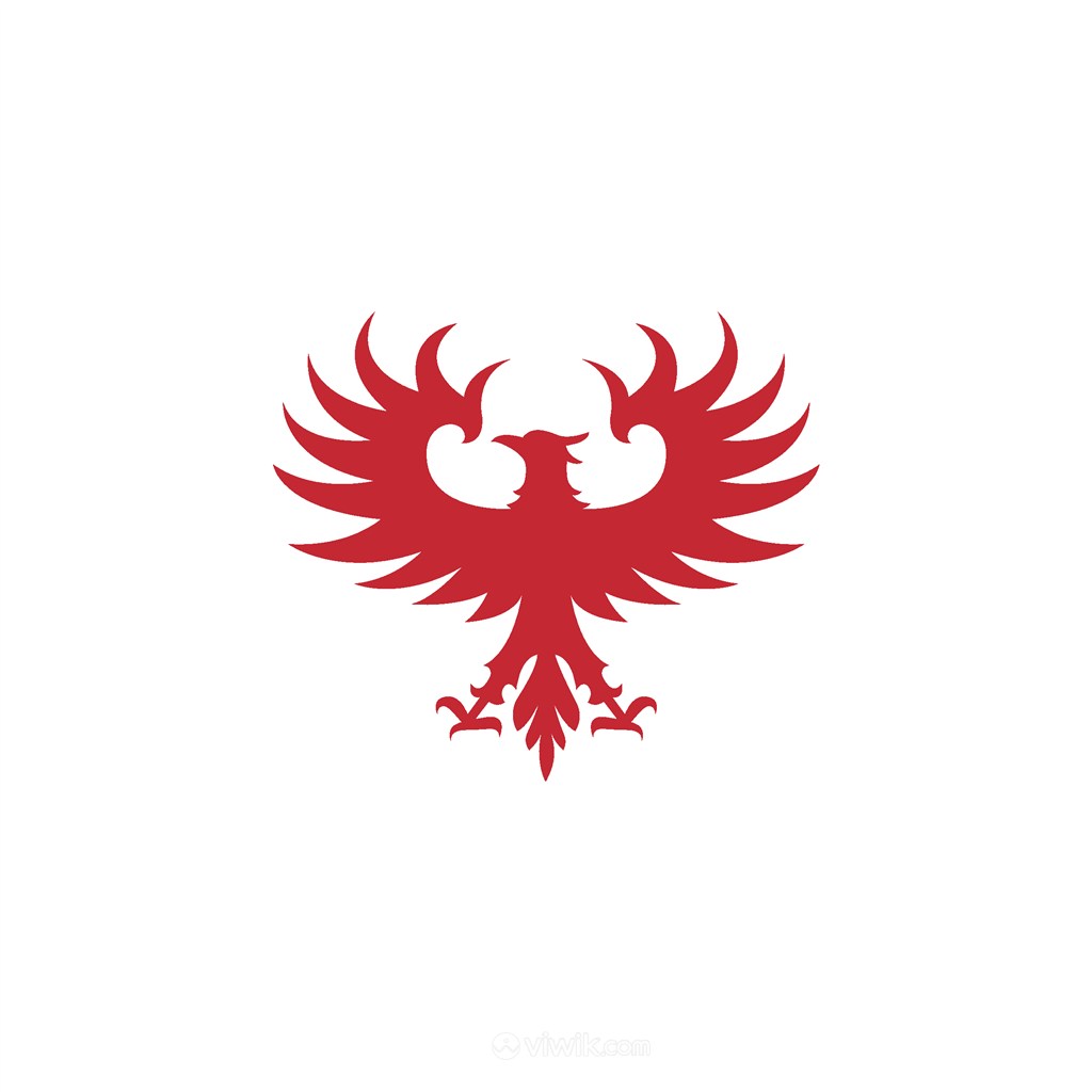 红色鹰logo素材