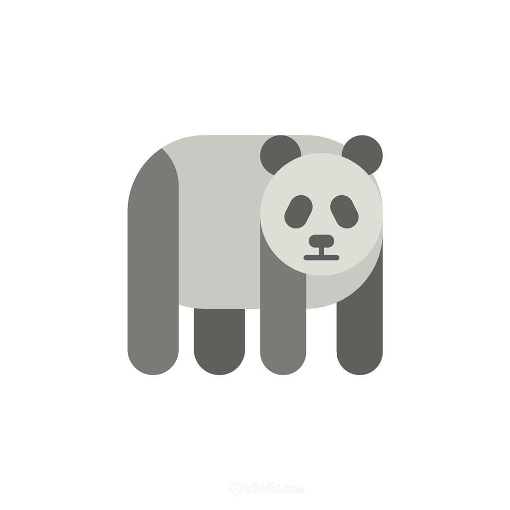 熊猫矢量图标