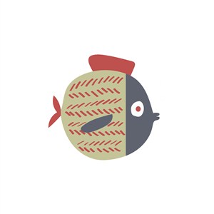 鱼logo素材