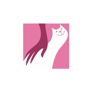 猫手logo素材