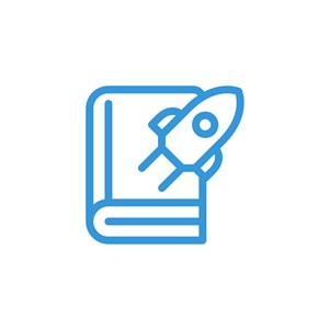 书火箭logo素材