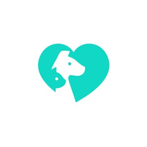 爱心动物logo素材