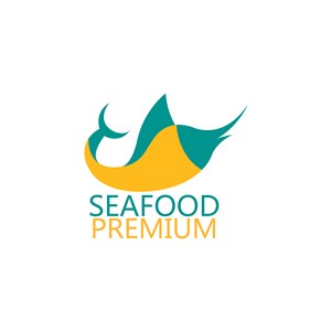 鱼字母logo素材