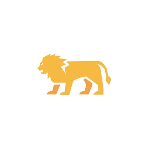金色狮子logo素材