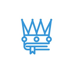 书皇冠logo素材