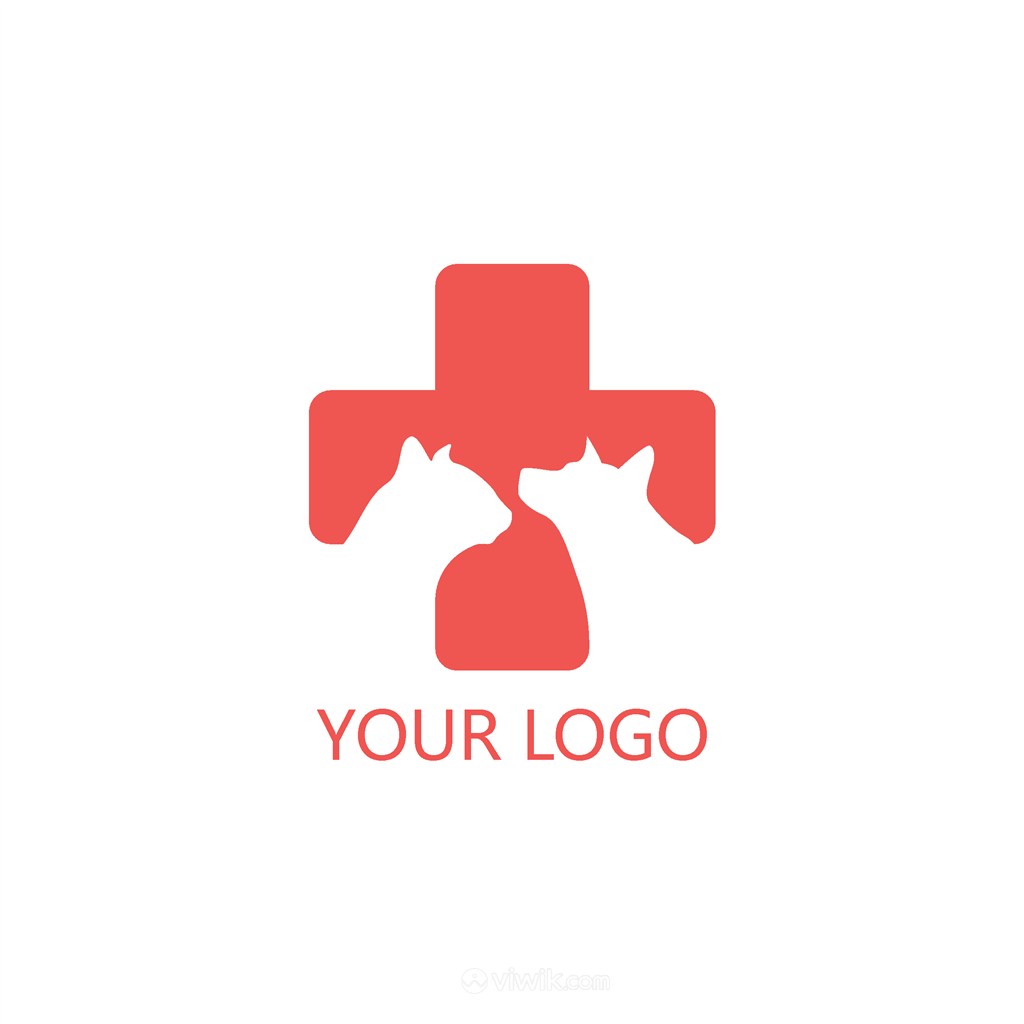 十字动物logo素材