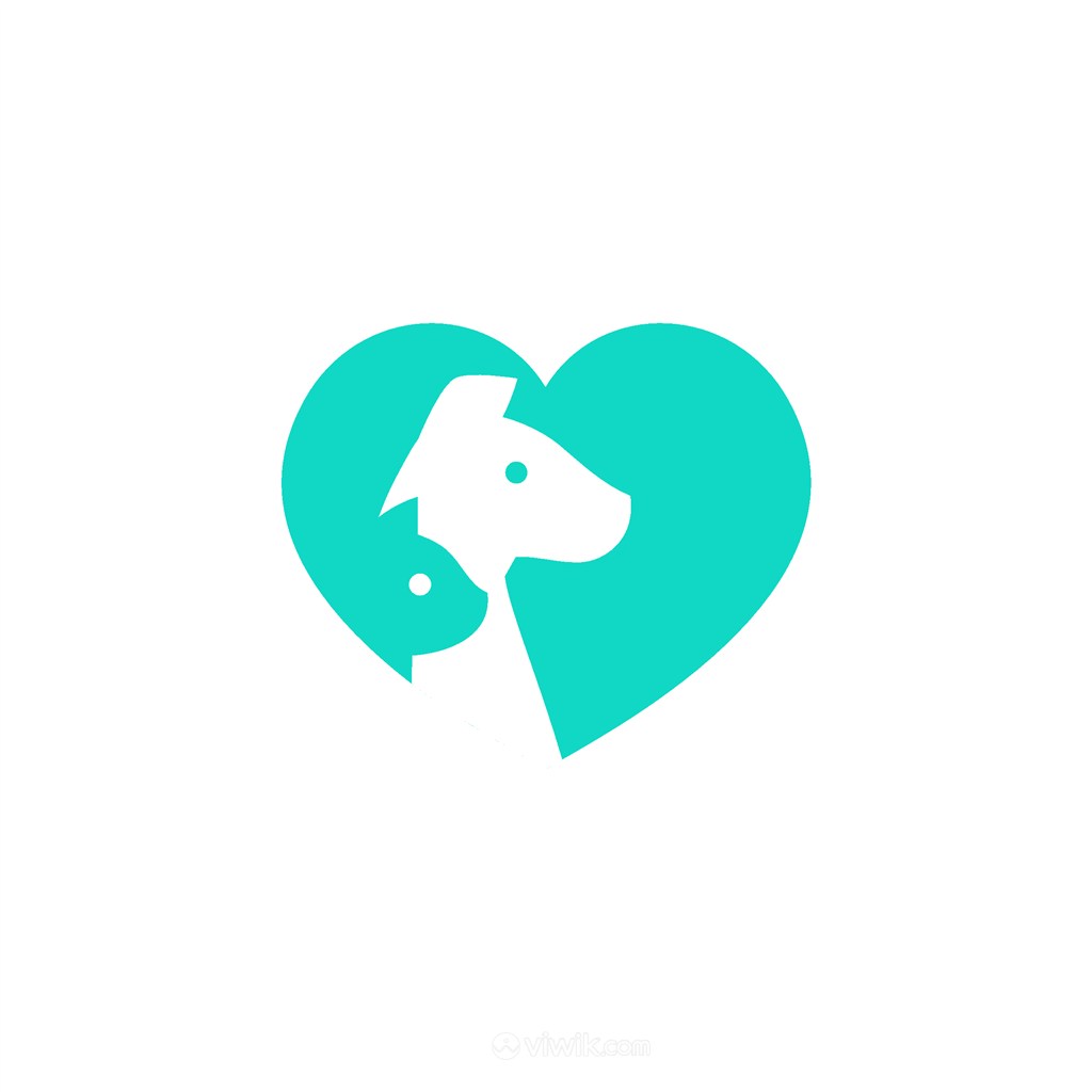 爱心动物logo素材