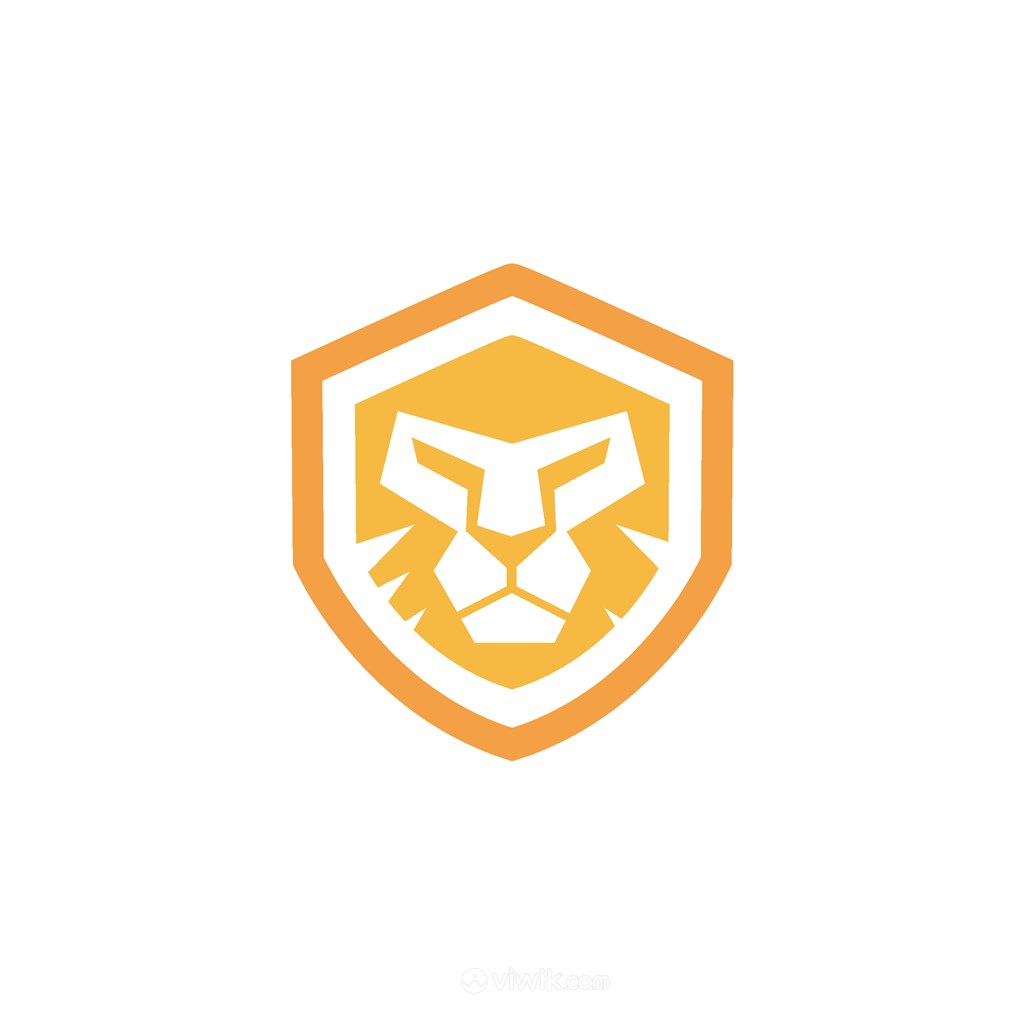 狮子盾牌logo素材