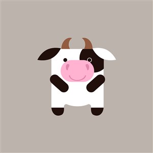 奶牛logo素材