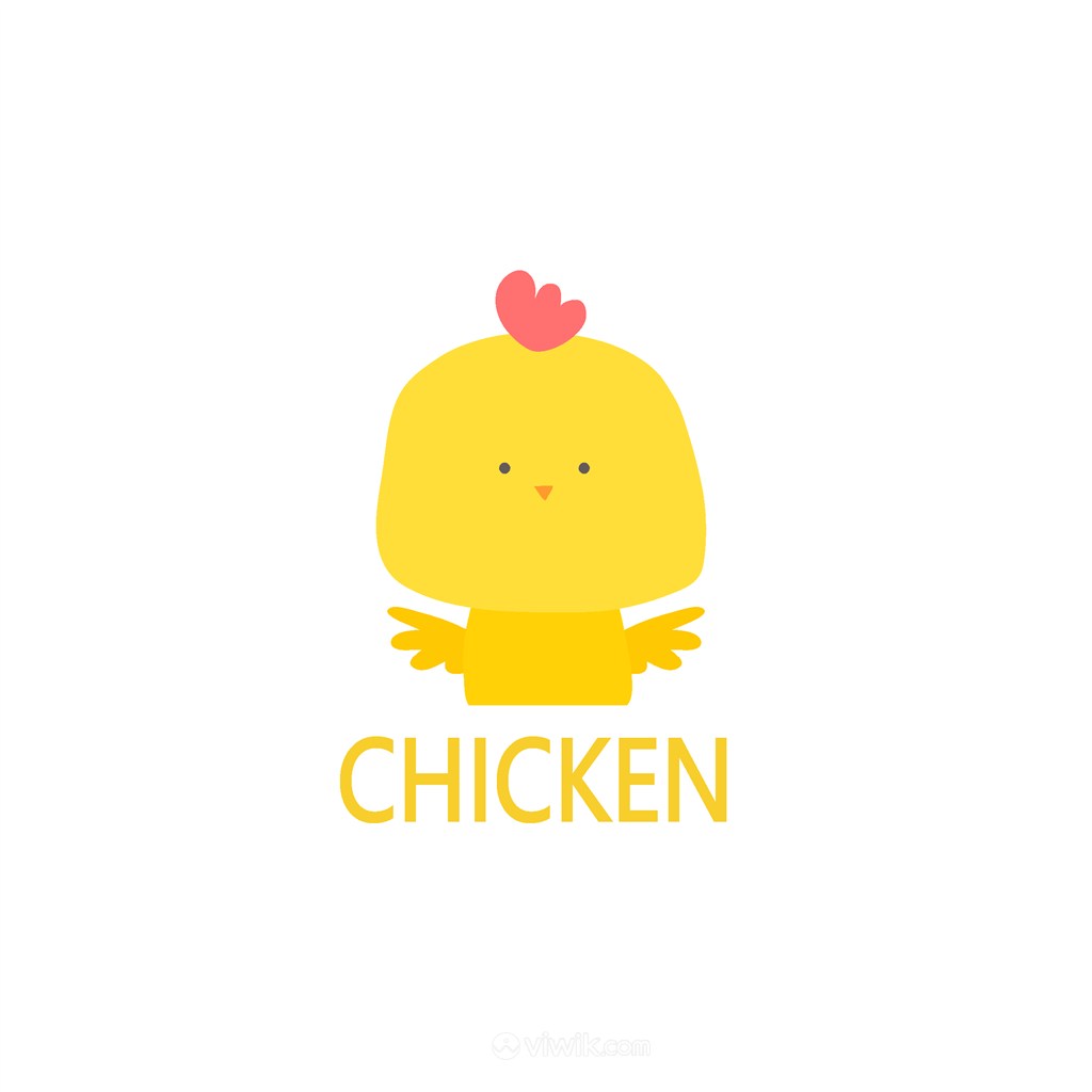 黄色小鸡logo素材