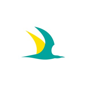 科技公司矢量logo素材鸟图标