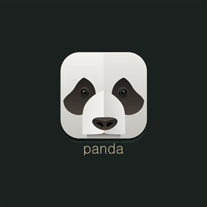 熊猫主题公园logo素材