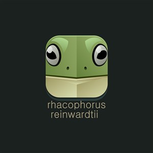 树蛙图标设计传媒logo素材
