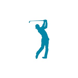 高爾夫俱樂部矢量logo設計素材