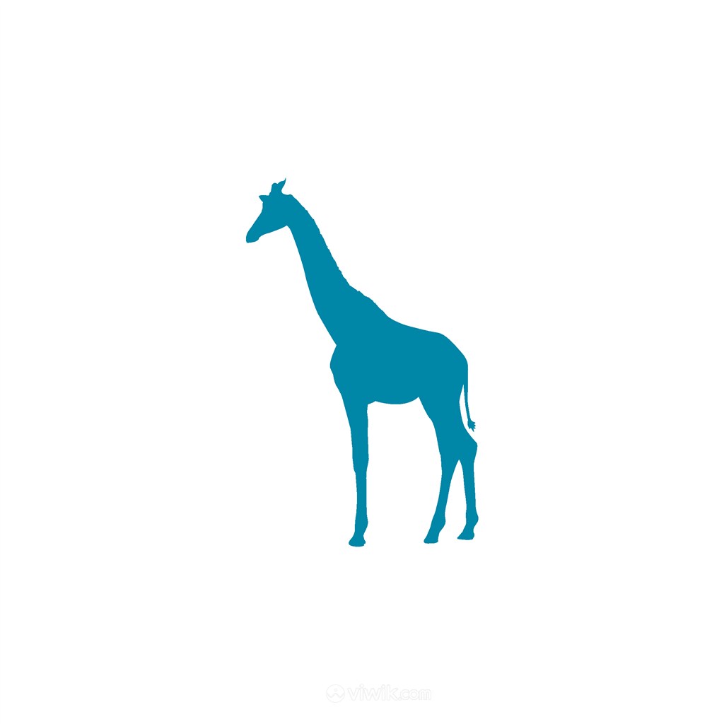 动物园矢量图标长颈鹿logo素材