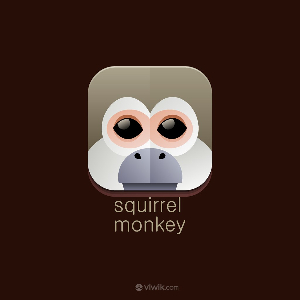 设计传媒logo素材松鼠猴图标