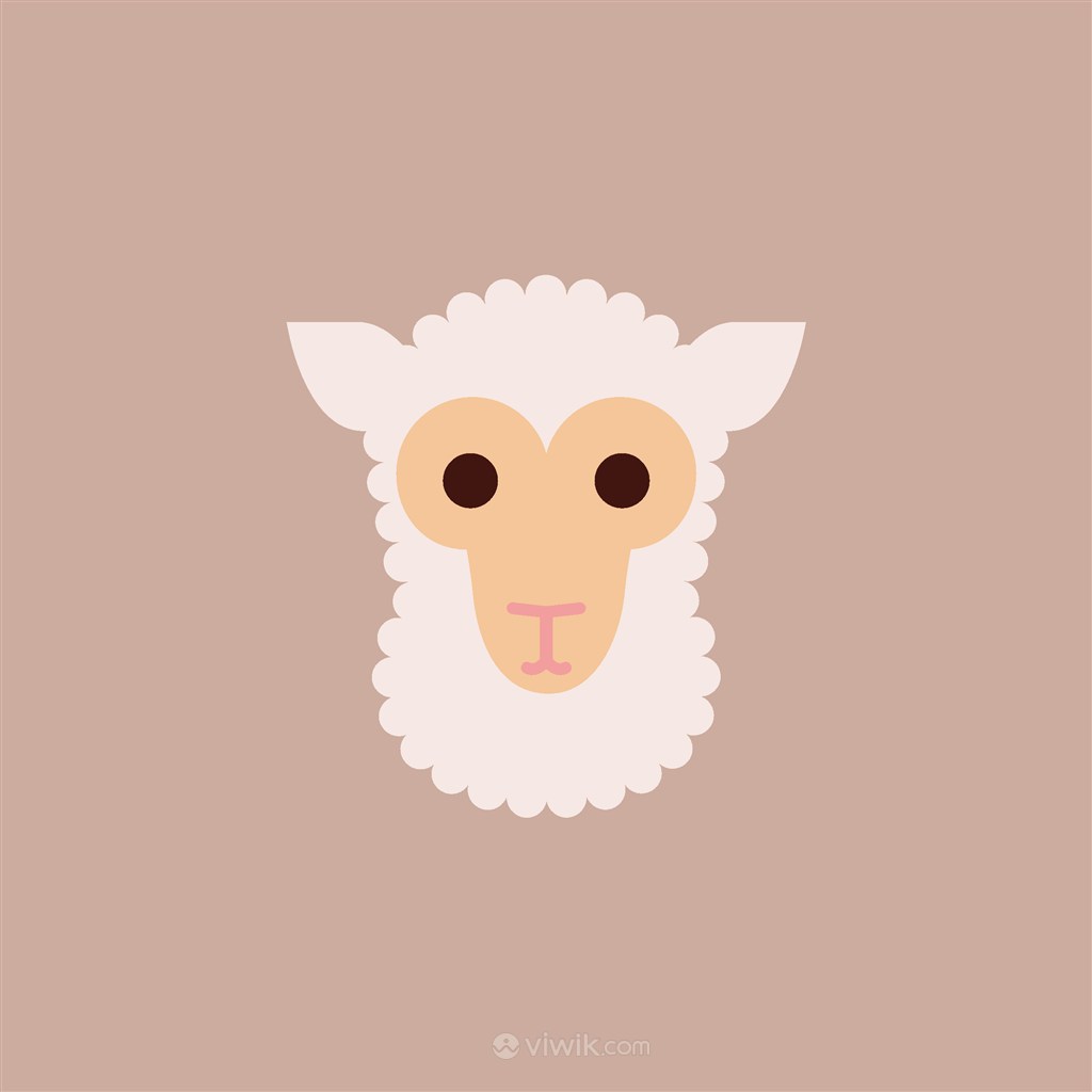 羊图标服装纺织公司矢量logo素材