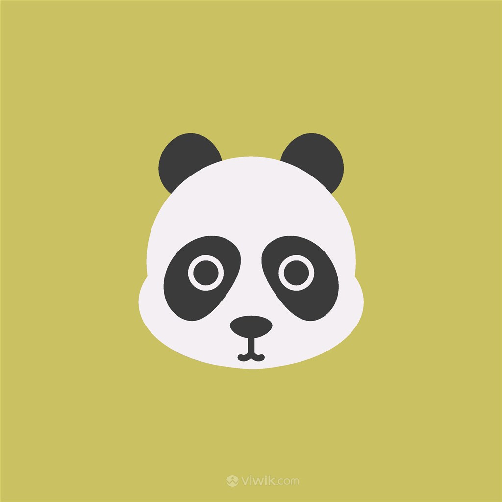 熊猫主题公园logo素材