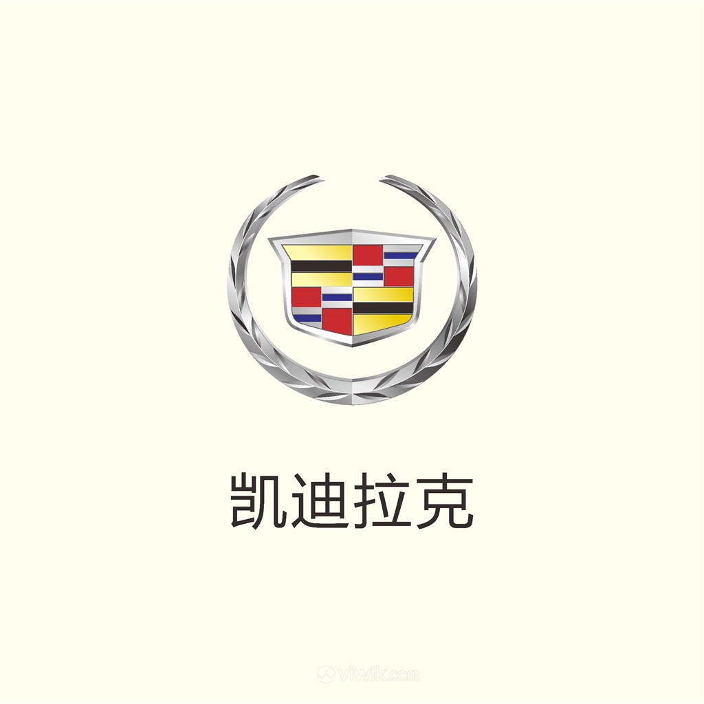凯迪拉克汽车矢量logo模板