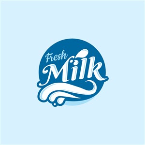 乳制品乳业公司矢量logo设计素材