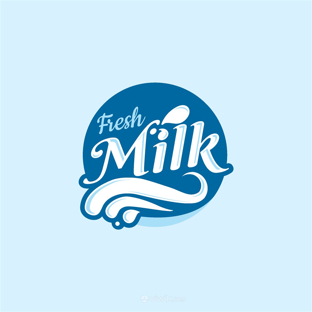 乳制品乳业公司矢量logo设计素材