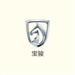 马图标宝骏汽车矢量logo设计模板