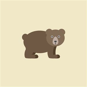 熊矢量图标设计传媒logo素材