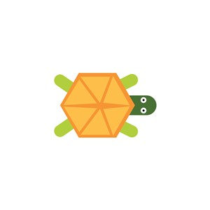 乌龟矢量图标水族馆logo素材