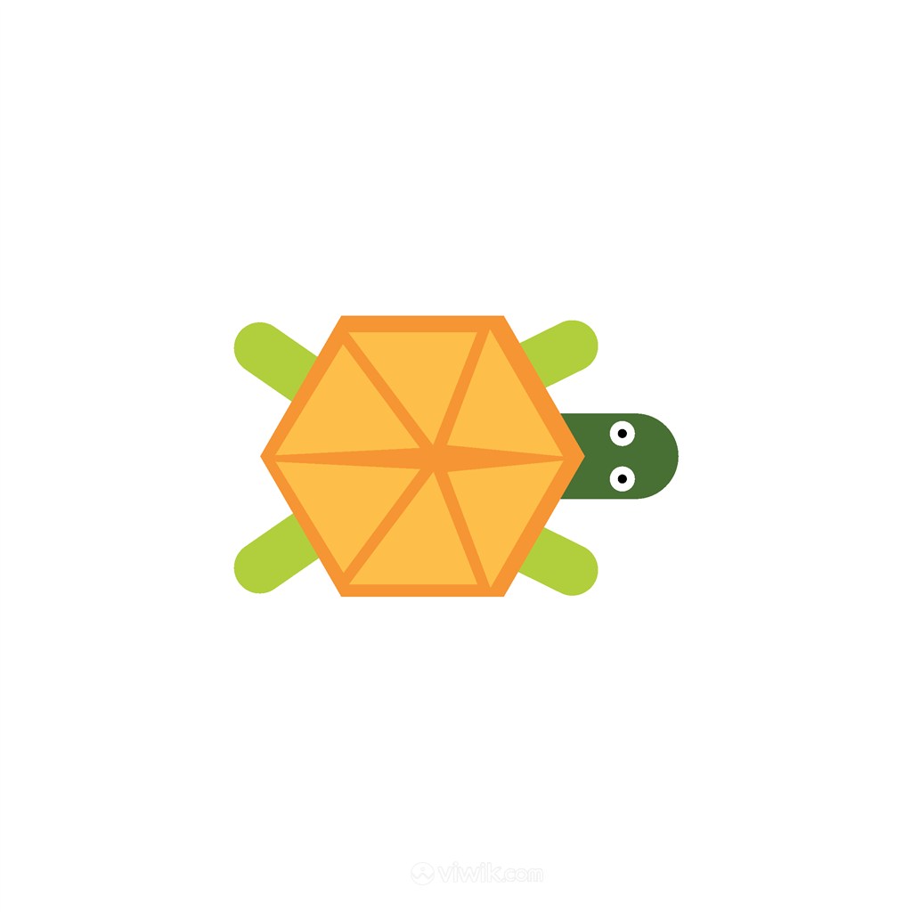 乌龟矢量图标水族馆logo素材