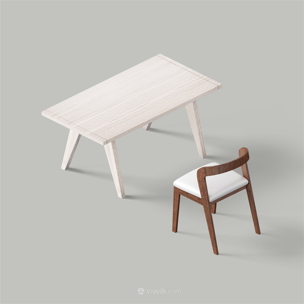 桌子椅子样机素材