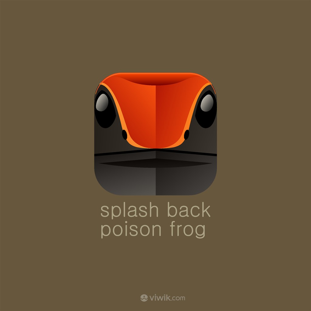毒蛙图标设计传媒矢量logo素材