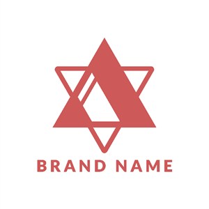 六角星图标矢量logo设计素材