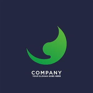 绿色标志图标公司logo设计素材