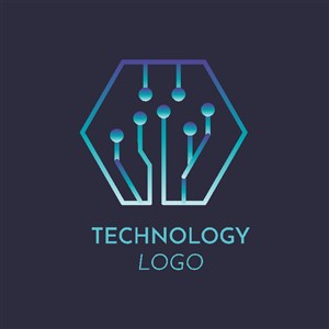 科技感企業公司logo設計素材