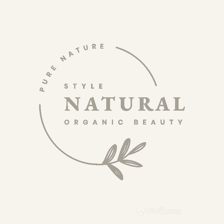 美容医疗logo素材素材:自然系列化妆品护肤品logo设计 ,文件格式为eps
