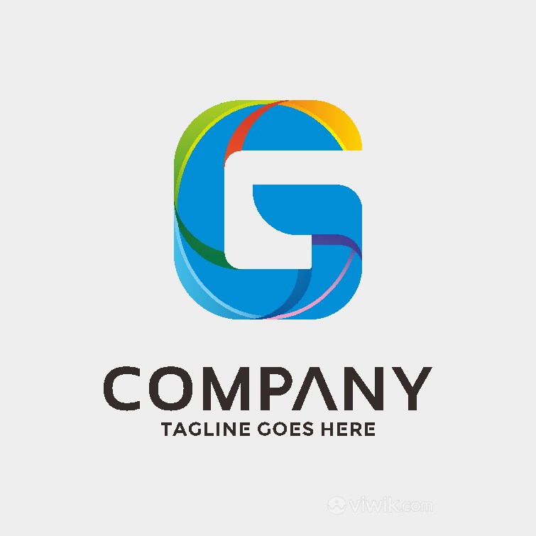 字母G图标公司logo设计素材