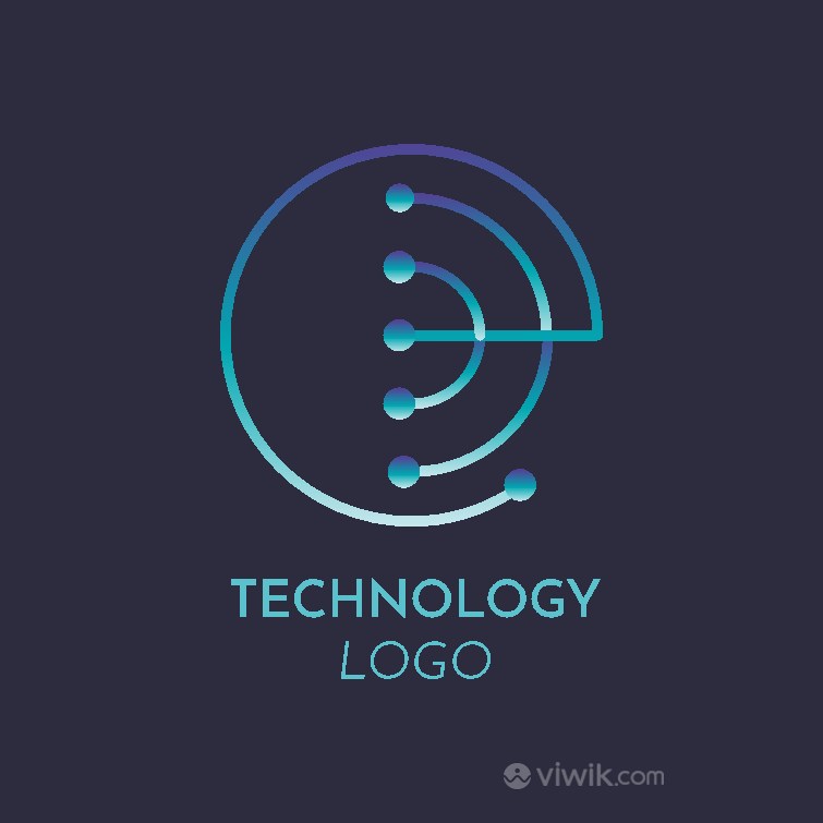 科技感图标矢量logo设计素材