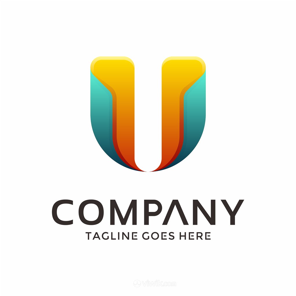 U标志图标公司logo设计素材
