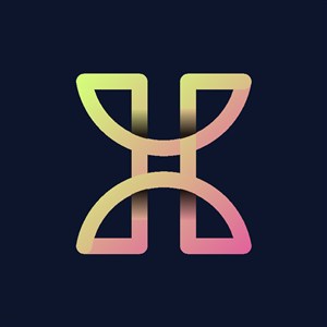炫彩字母X标志设计矢量logo素材