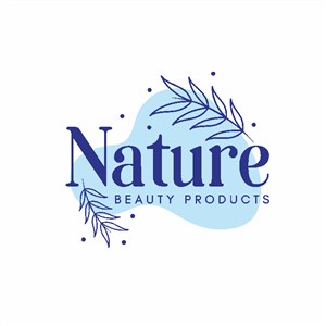 自然美容产品矢量logo设计