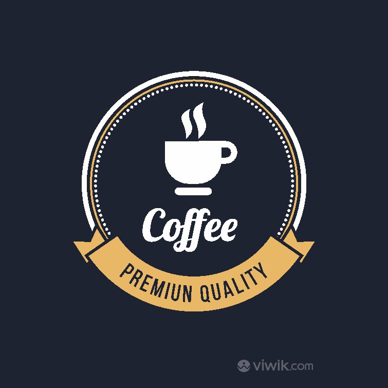 咖啡店标志设计logo素材
