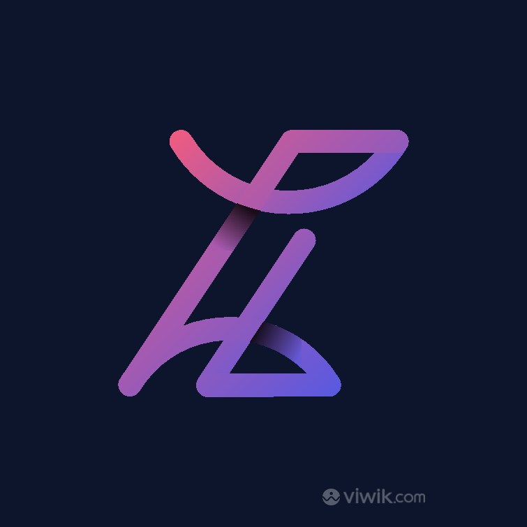 炫彩字母Z标志设计logo素材